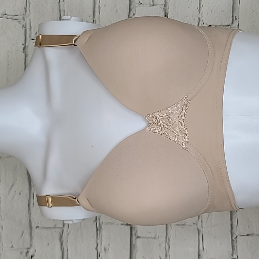 Shapeez The Shortee Full Upper Back Coverage Bra in Nude Size S & Med - C